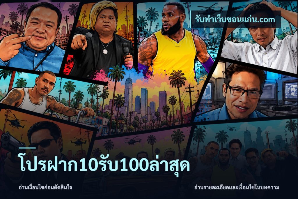 โปรฝาก10รับ100ล่าสุด