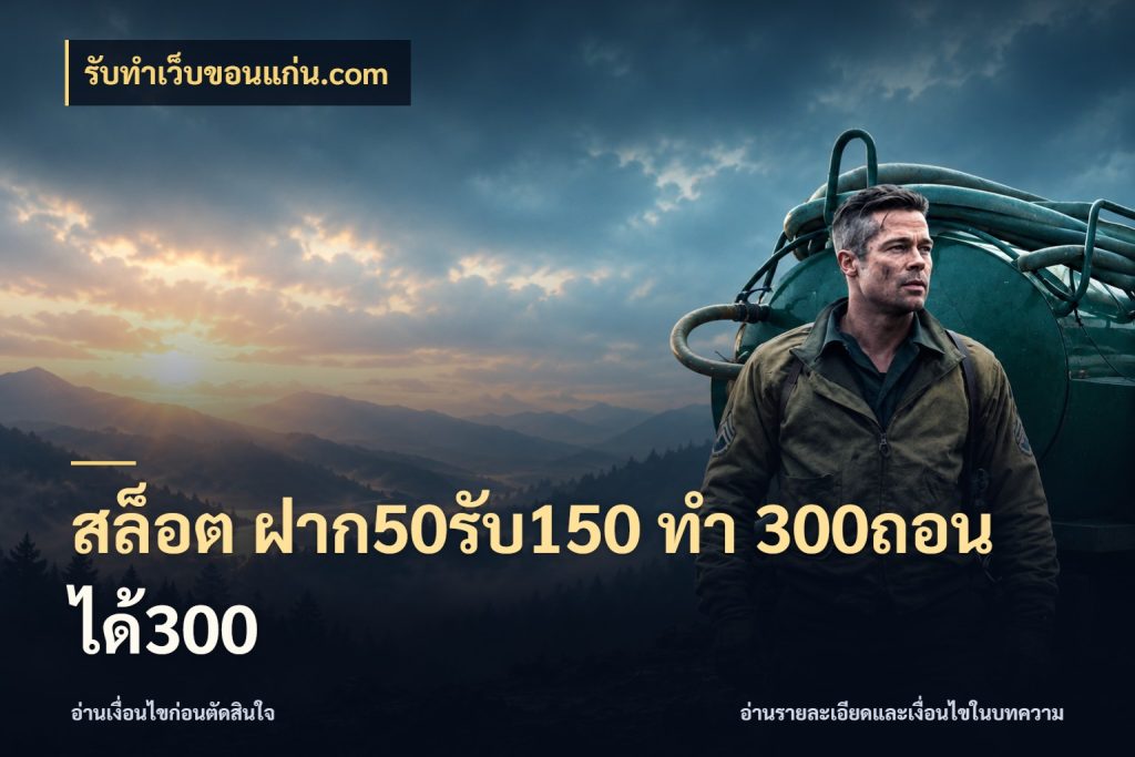 สล็อต ฝาก50รับ150 ทํา 300ถอนได้300 เปิดมุมโปรให้เข้ากับเกมแนวโปรด สไตล์ รับทําเว็บขอนแก่น.com