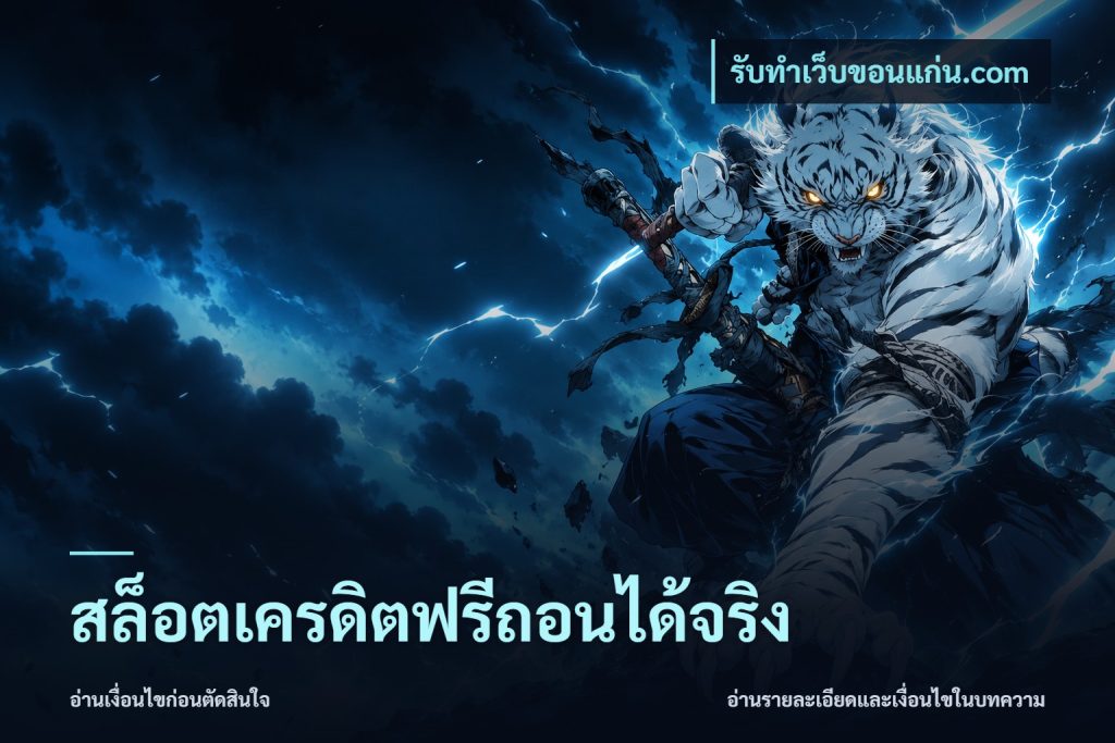 สล็อตเครดิตฟรีถอนได้จริง