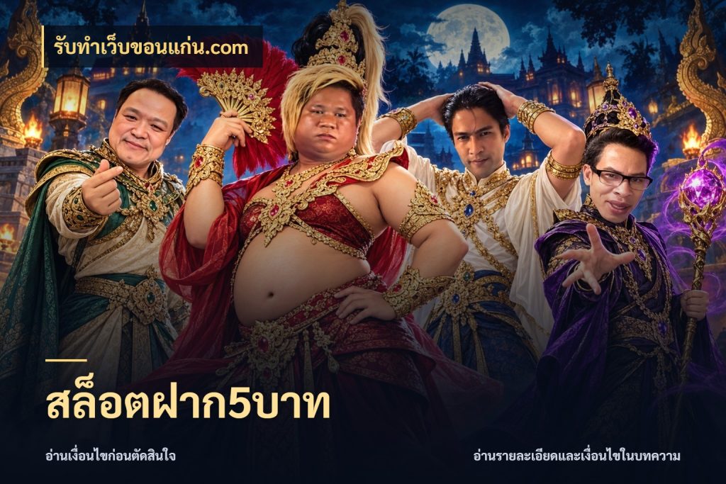 สล็อตฝาก5บาท เงินตั้งต้นกับความสนุกที่คุณกำหนด สไตล์ รับทําเว็บขอนแก่น.com