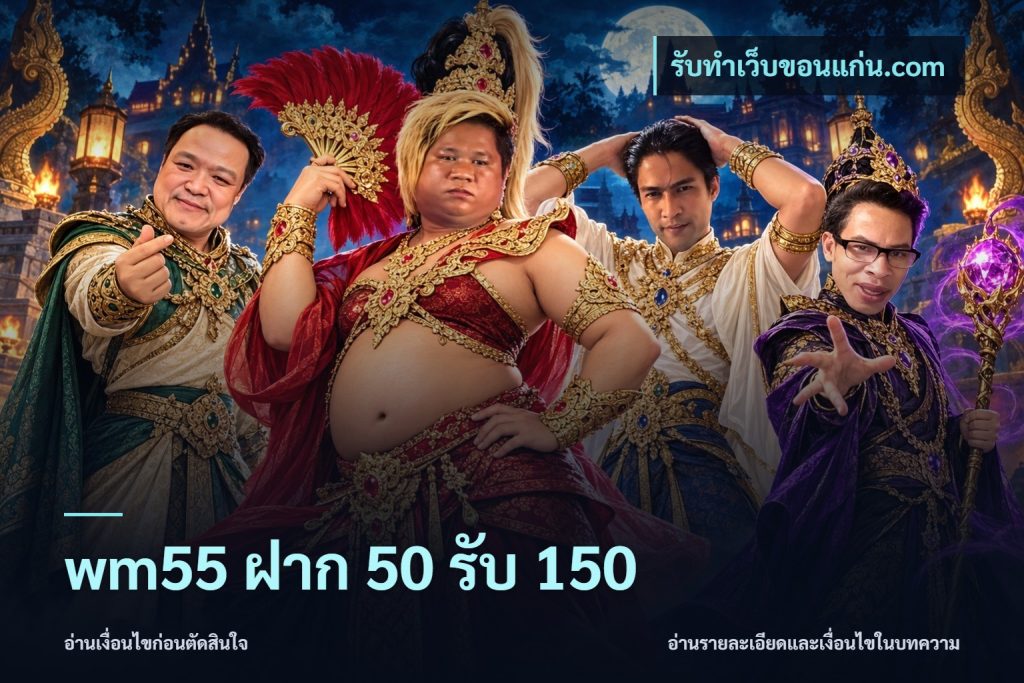 wm55 ฝาก 50 รับ 150
