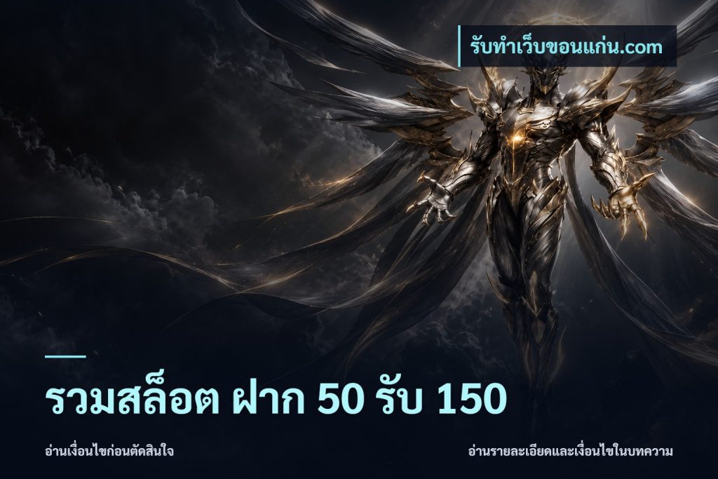 รวมสล็อต ฝาก 50 รับ 150