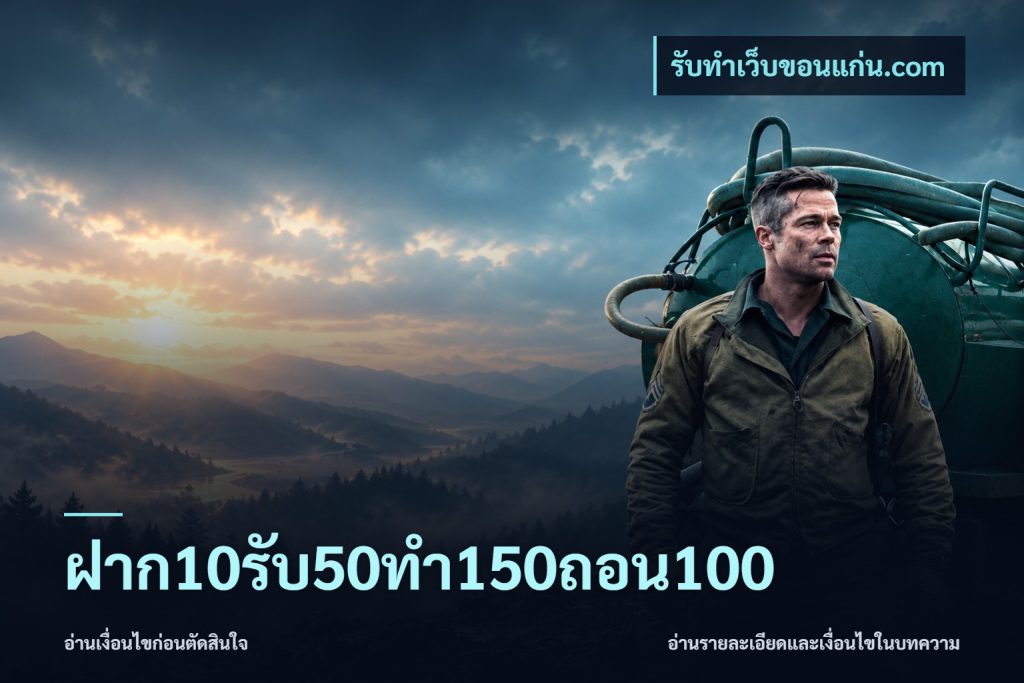 ฝาก10รับ50ทํา150ถอน100
