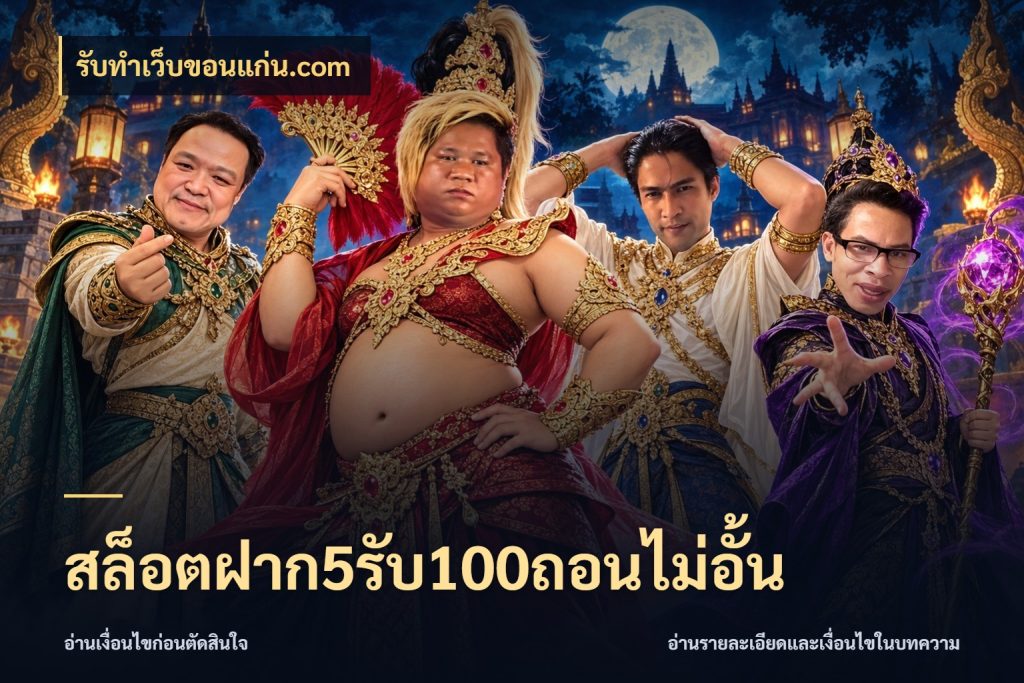 สล็อตฝาก5รับ100ถอนไม่อั้น สายโบนัสเลือกจังหวะสนุกได้อย่างไร ในมุม รับทําเว็บขอนแก่น.com
