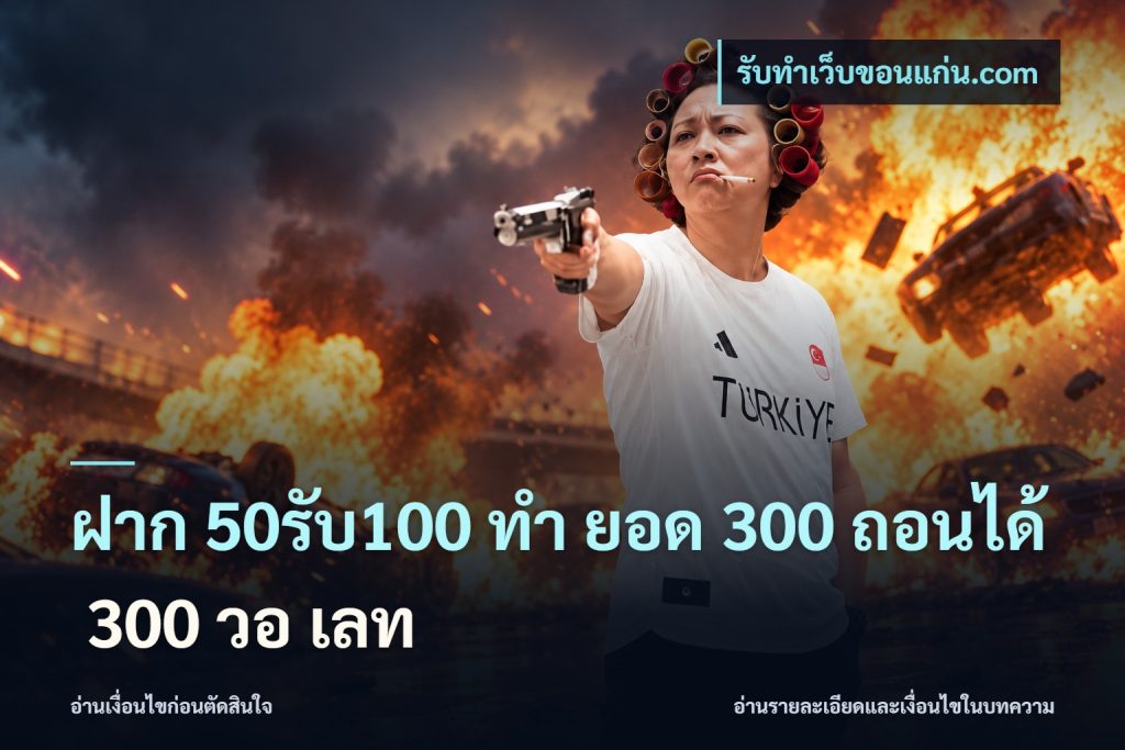 ฝาก 50รับ100 ทํา ยอด 300 ถอนได้ 300 วอ เลท