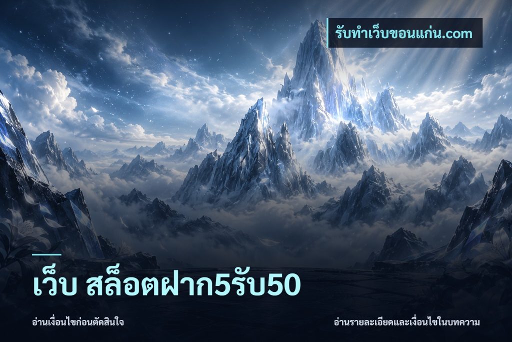 เว็บ สล็อตฝาก5รับ50