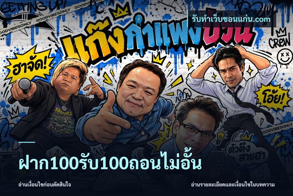 ฝาก100รับ100ถอนไม่อั้น