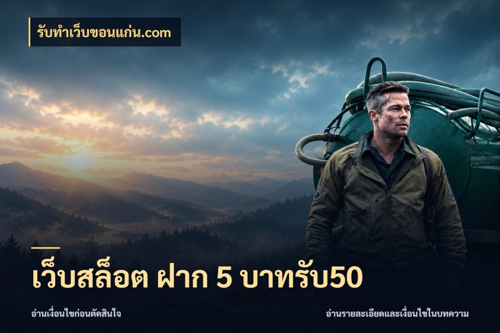 เว็บสล็อต ฝาก 5 บาทรับ50 เปิดมุมโปรให้เข้ากับเกมแนวโปรด สไตล์ รับทําเว็บขอนแก่น.com