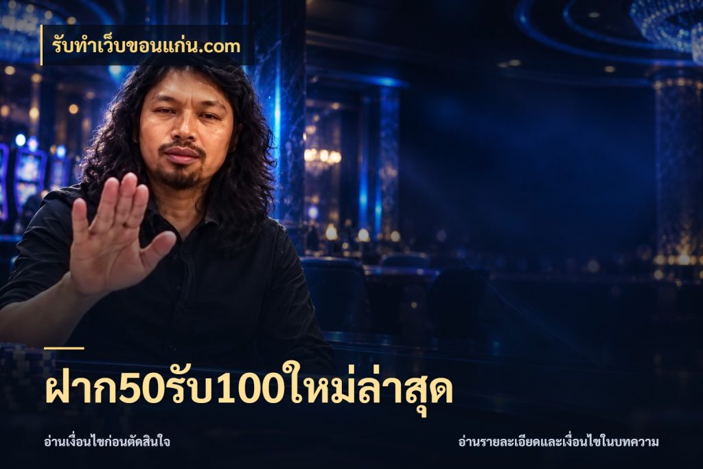 ฝาก50รับ100ใหม่ล่าสุด รับทําเว็บขอนแก่น.com รูปแบบโบนัสกับสิทธิ์ของสายเกม