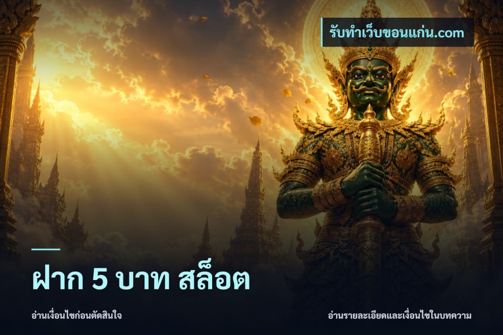 ฝาก 5 บาท สล็อต