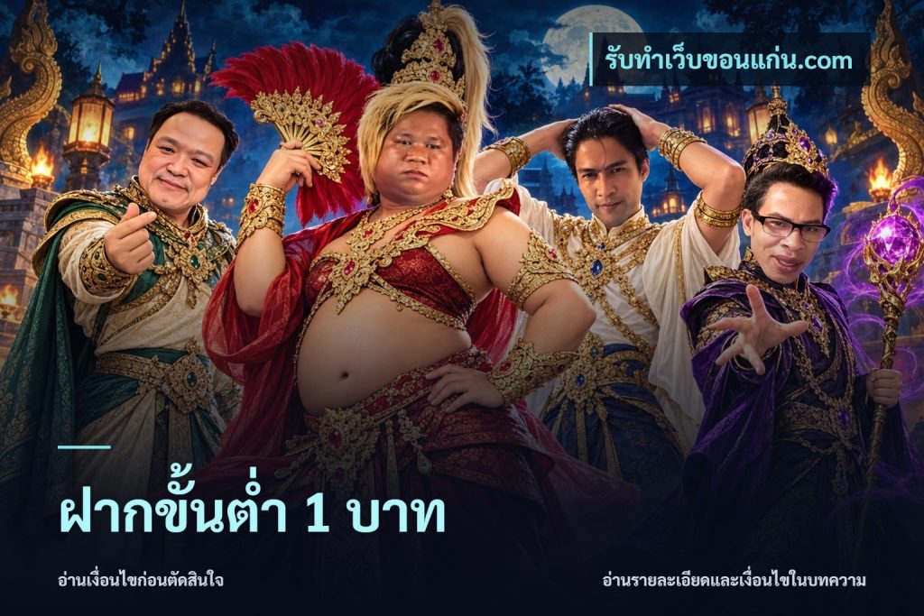 ฝากขั้นต่ำ 1 บาท
