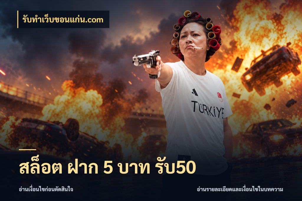 สล็อต ฝาก 5 บาท รับ50 จับประเด็นยอดรับก่อนเลือกความสนุก กับ รับทําเว็บขอนแก่น.com