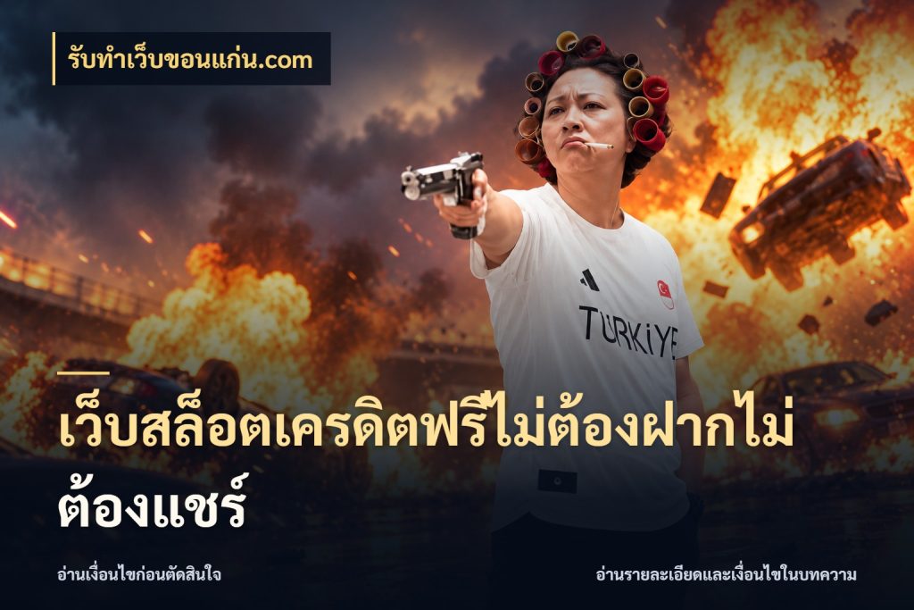 เว็บสล็อตเครดิตฟรีไม่ต้องฝากไม่ต้องแชร์ รับทําเว็บขอนแก่น.com สิทธิ์ที่สายโบนัสสนใจกับวิธีรับ