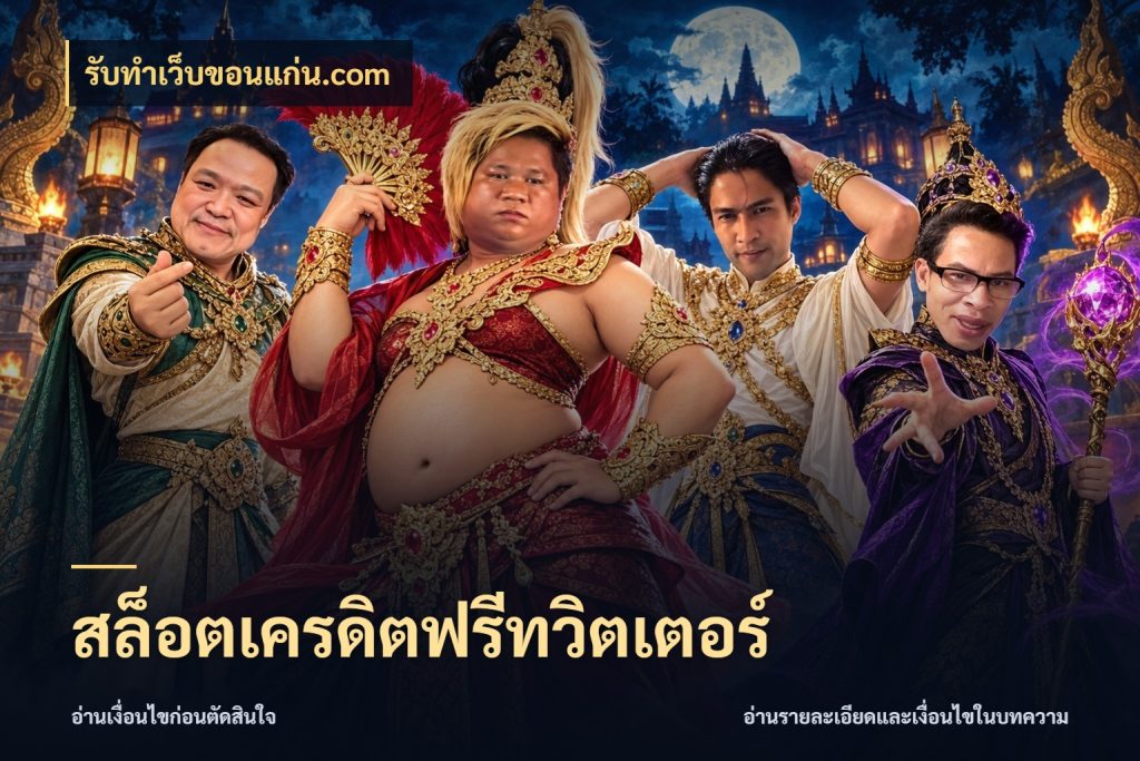 สล็อตเครดิตฟรีทวิตเตอร์ สิทธิ์ที่สายโบนัสสนใจกับวิธีรับ กับ รับทําเว็บขอนแก่น.com