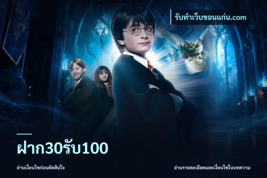 ฝาก30รับ100
