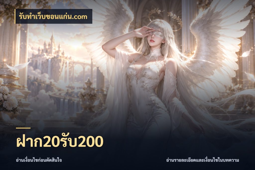 ฝาก20รับ200 โปรกับเกมที่ชอบเลือกให้ตรงสไตล์ กับ รับทําเว็บขอนแก่น.com