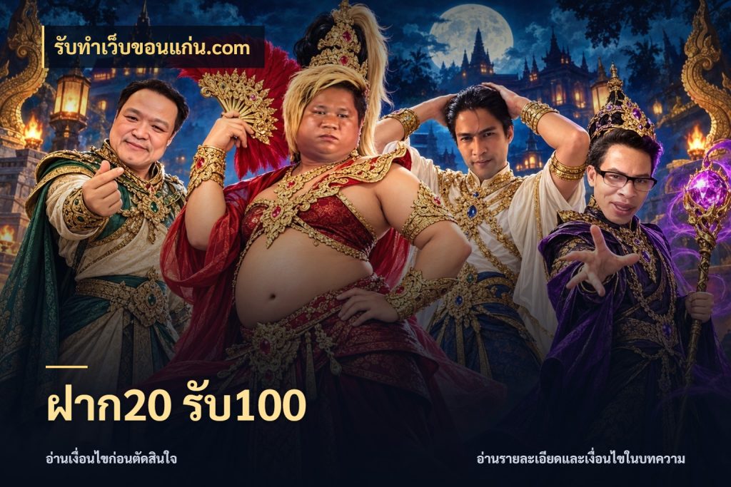 ฝาก20 รับ100 โปรกับเกมที่ชอบเลือกให้ตรงสไตล์ ในมุม รับทําเว็บขอนแก่น.com
