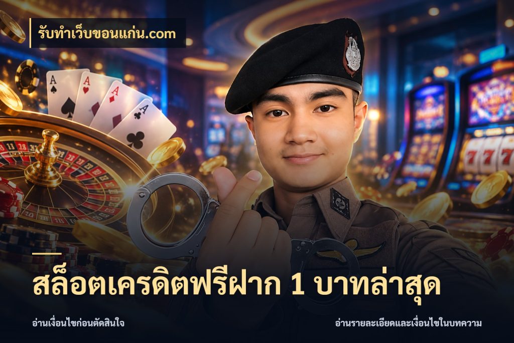สล็อตเครดิตฟรีฝาก 1 บาทล่าสุด สายโบนัสเลือกมุมเครดิตให้ตรงสไตล์ สไตล์ รับทําเว็บขอนแก่น.com