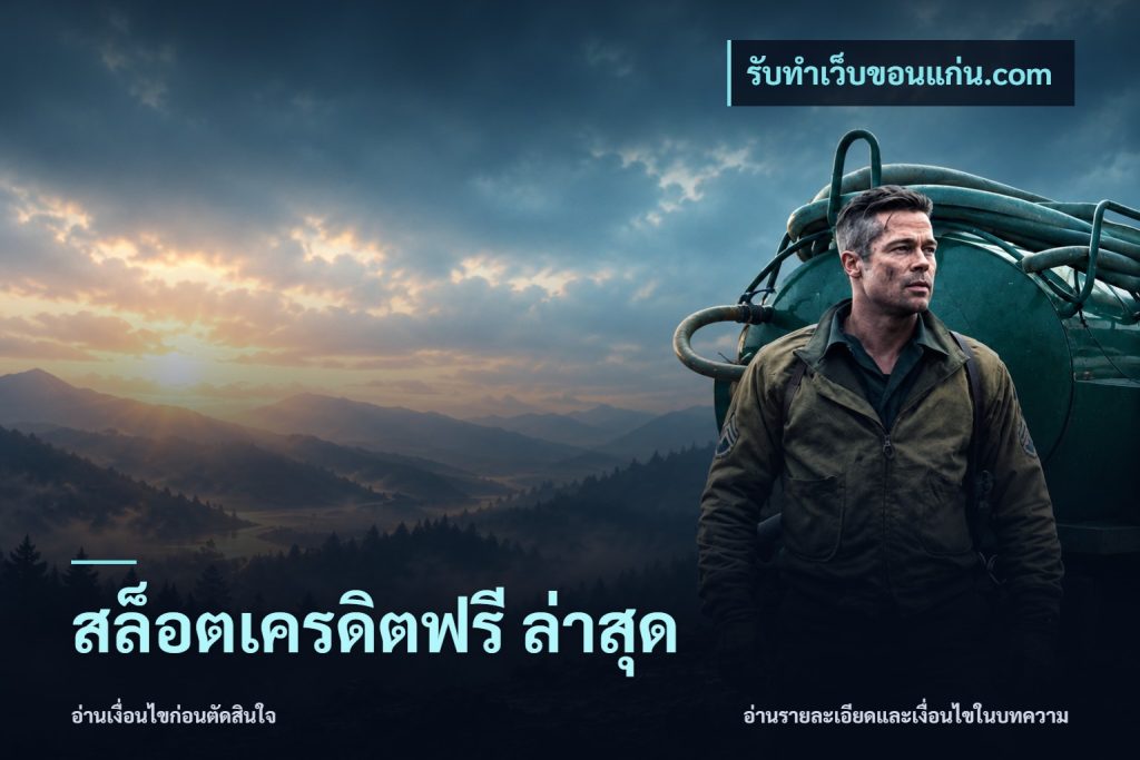 สล็อตเครดิตฟรี ล่าสุด