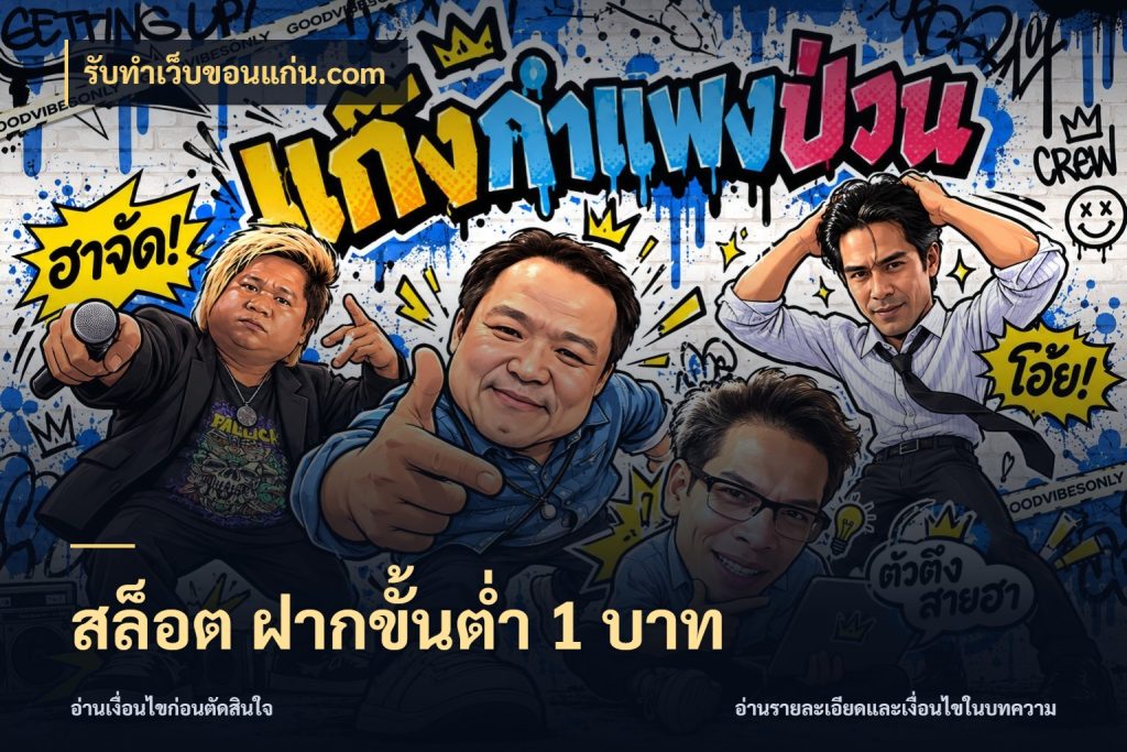 สล็อต ฝากขั้นต่ํา 1 บาท เปิดมุมยอดเริ่มต้นสำหรับคนชอบเกม สไตล์ รับทําเว็บขอนแก่น.com