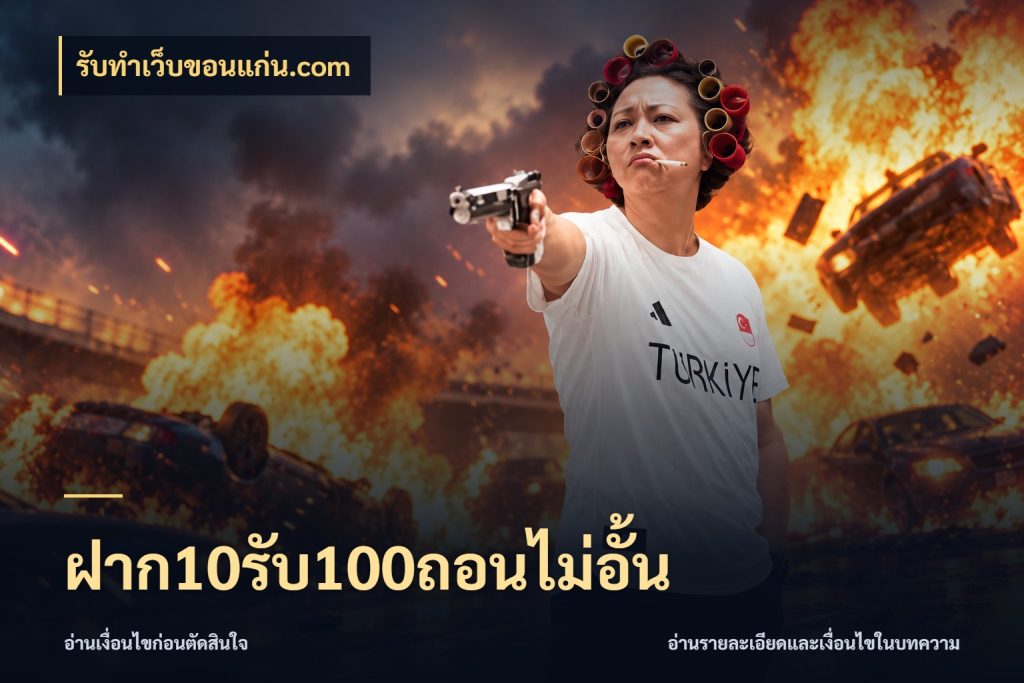 ฝาก10รับ100ถอนไม่อั้น เปิดมุมโปรให้เข้ากับเกมแนวโปรด กับ รับทําเว็บขอนแก่น.com