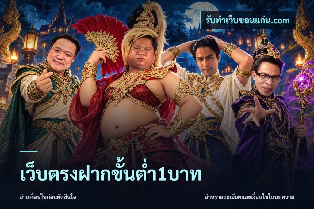 เว็บตรงฝากขั้นต่ำ1บาท