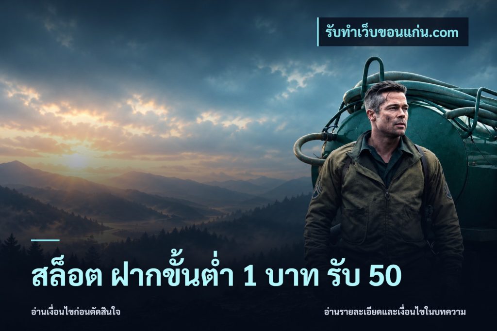 สล็อต ฝากขั้นต่ำ 1 บาท รับ 50