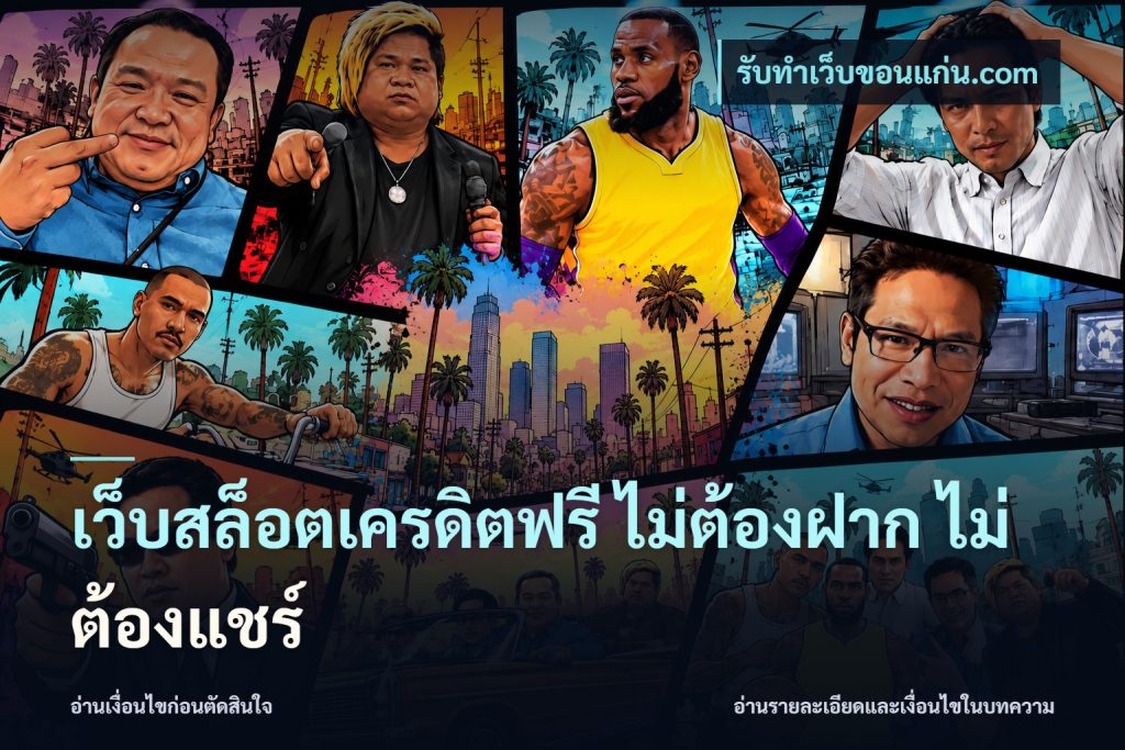 เว็บสล็อตเครดิตฟรี ไม่ต้องฝาก ไม่ต้องแชร์