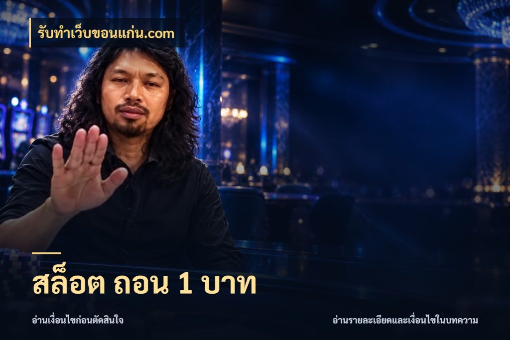 สล็อต ถอน 1 บาท จำนวนเริ่มต้นกับสไตล์เกมที่ชอบ ในมุม รับทําเว็บขอนแก่น.com