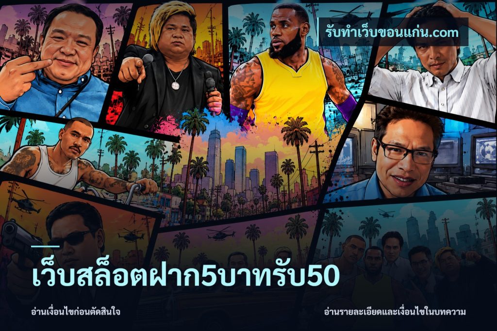 เว็บสล็อตฝาก5บาทรับ50