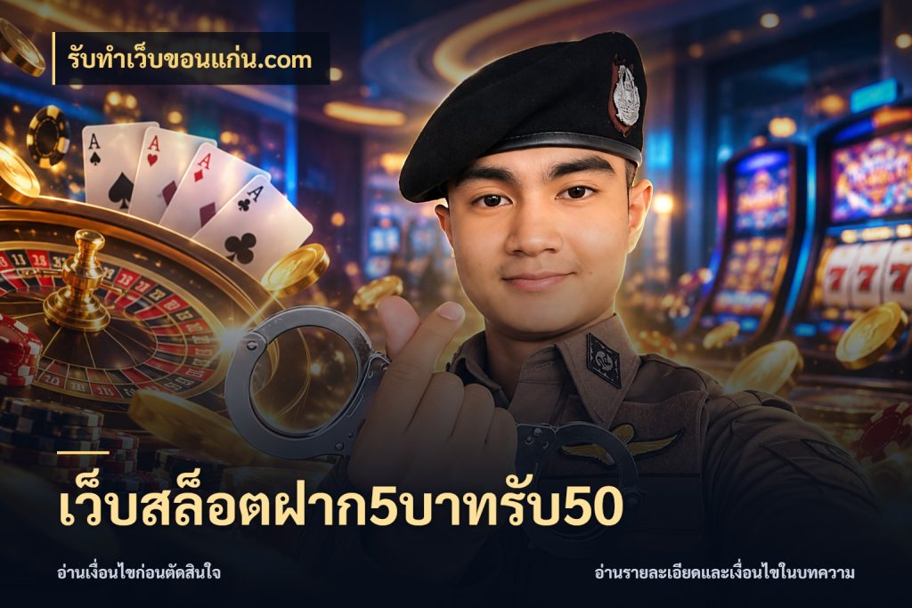 เว็บสล็อตฝาก5บาทรับ50 รับทําเว็บขอนแก่น.com จุดเด่นของเครดิตที่คนชอบเกมอยากรู้