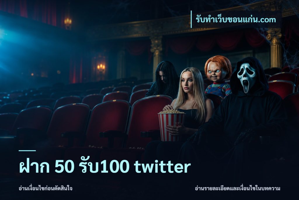 ฝาก 50 รับ100 twitter