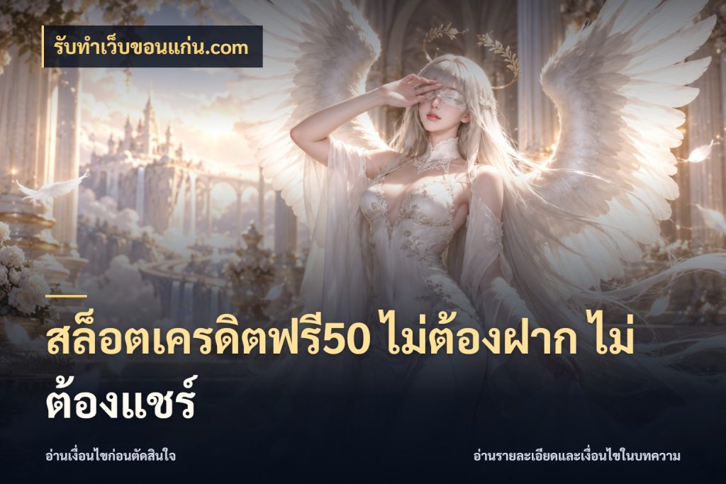 สล็อตเครดิตฟรี50 ไม่ต้องฝาก ไม่ต้องแชร์ เปิดประเด็นเครดิตฟรีสำหรับคนชอบลุ้น กับ รับทําเว็บขอนแก่น.com