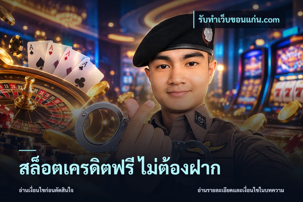 สล็อตเครดิตฟรี ไม่ต้องฝาก