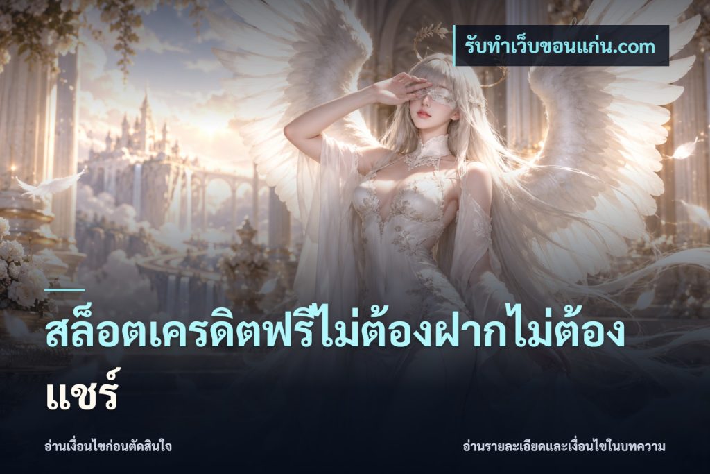 สล็อตเครดิตฟรีไม่ต้องฝากไม่ต้องแชร์