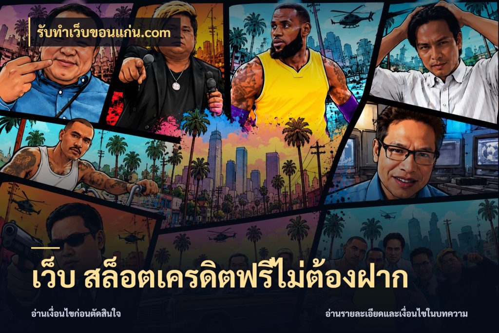 เว็บ สล็อตเครดิตฟรีไม่ต้องฝาก รับทําเว็บขอนแก่น.com สายโบนัสเลือกมุมเครดิตให้ตรงสไตล์