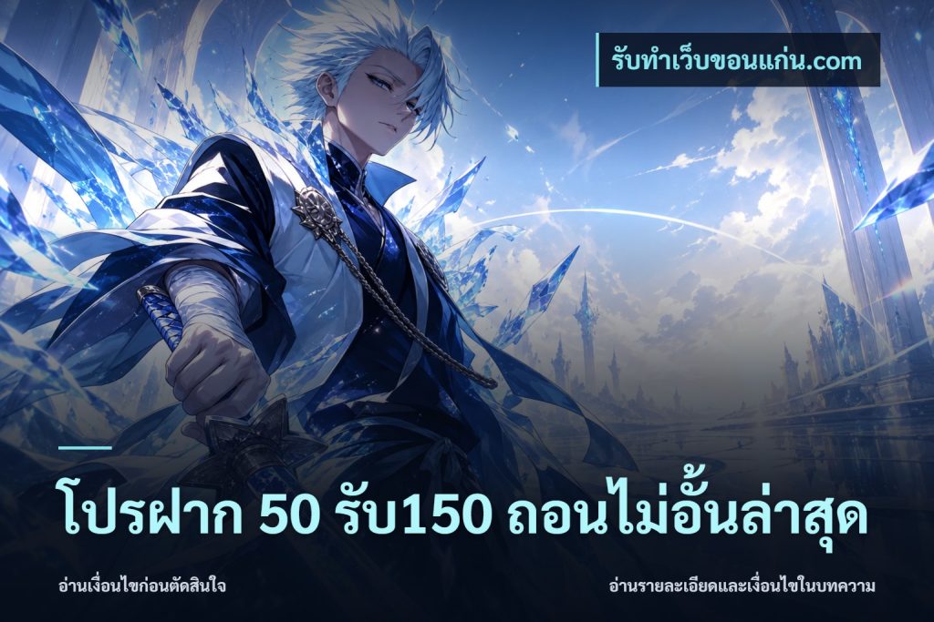 โปรฝาก 50 รับ150 ถอนไม่อั้นล่าสุด