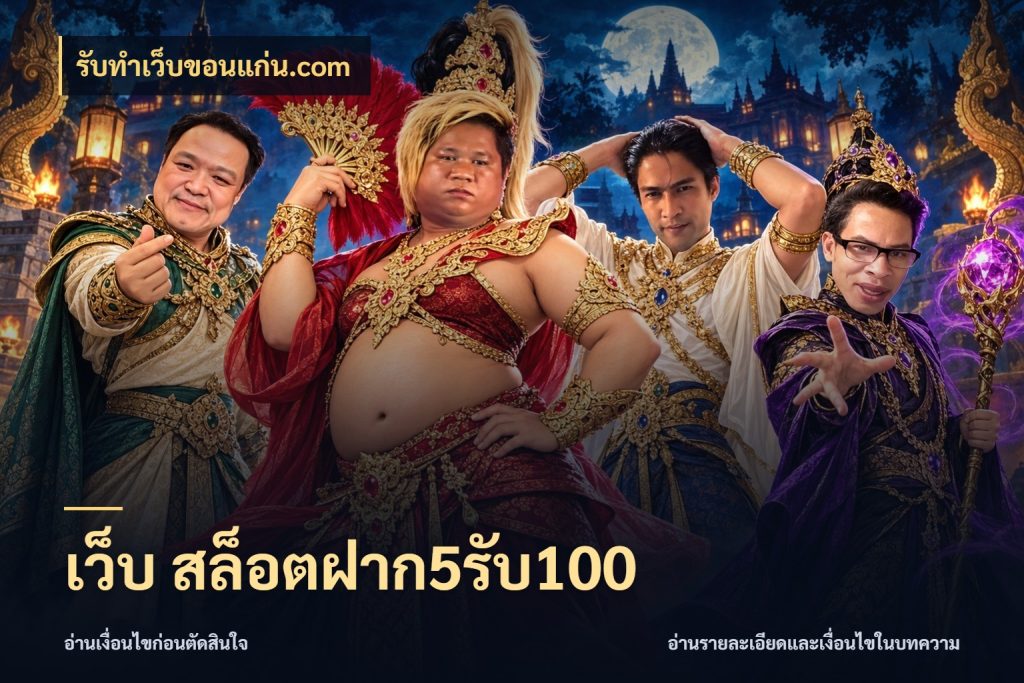 เว็บ สล็อตฝาก5รับ100 สนุกกับตัวเลือกโปรในสไตล์ของคุณ สไตล์ รับทําเว็บขอนแก่น.com