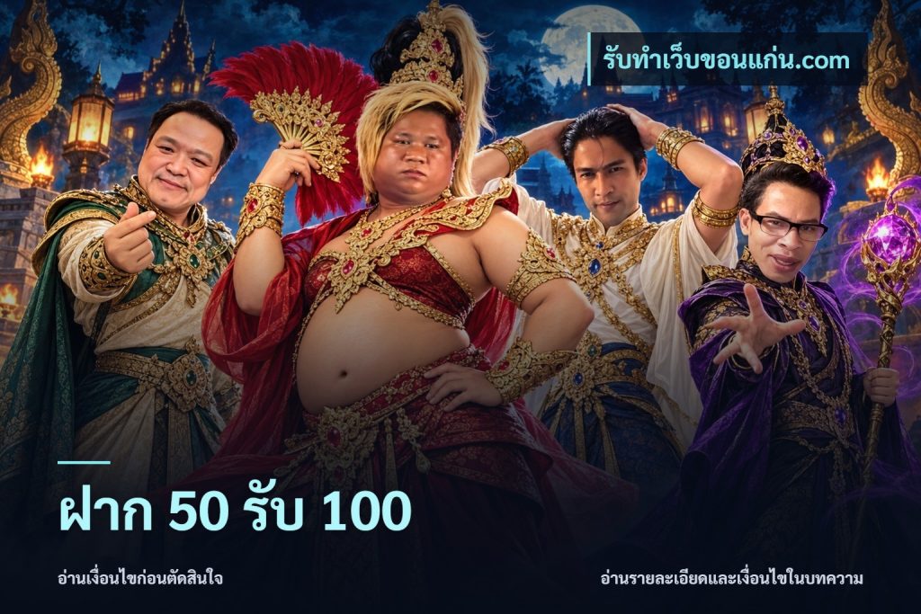 ฝาก 50 รับ 100