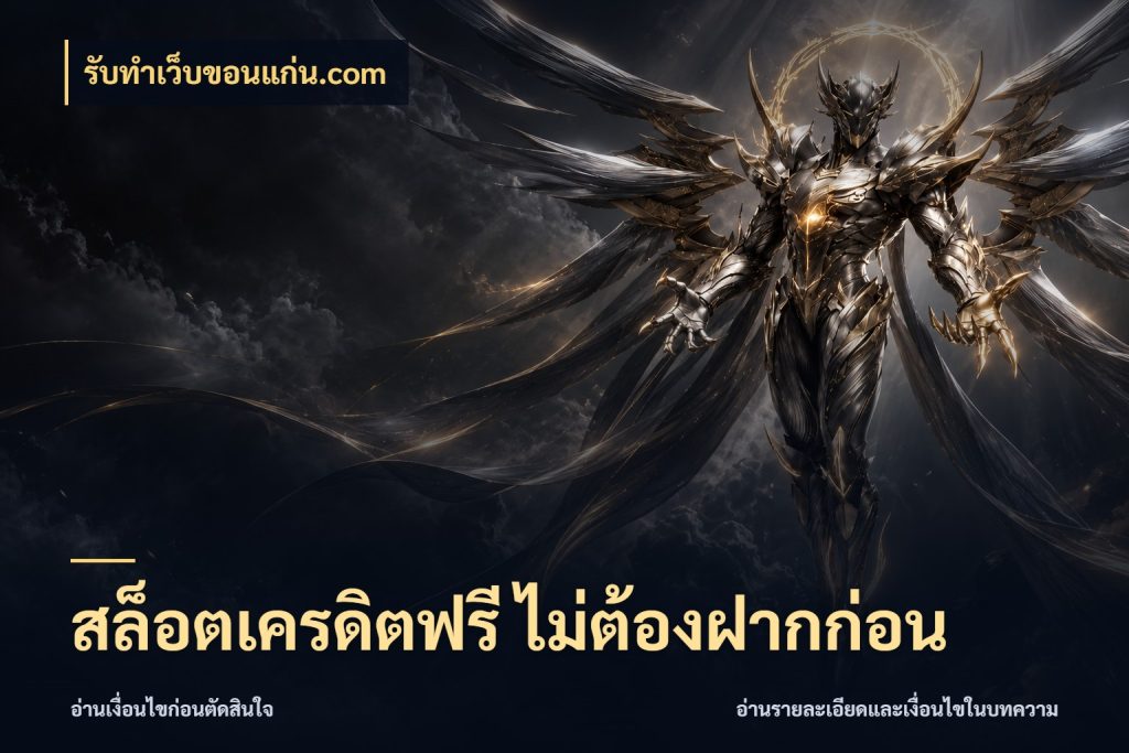 สล็อตเครดิตฟรี ไม่ต้องฝากก่อน จากชื่อเครดิตฟรีสู่ความสนุกที่เข้าใจได้ ในมุม รับทําเว็บขอนแก่น.com