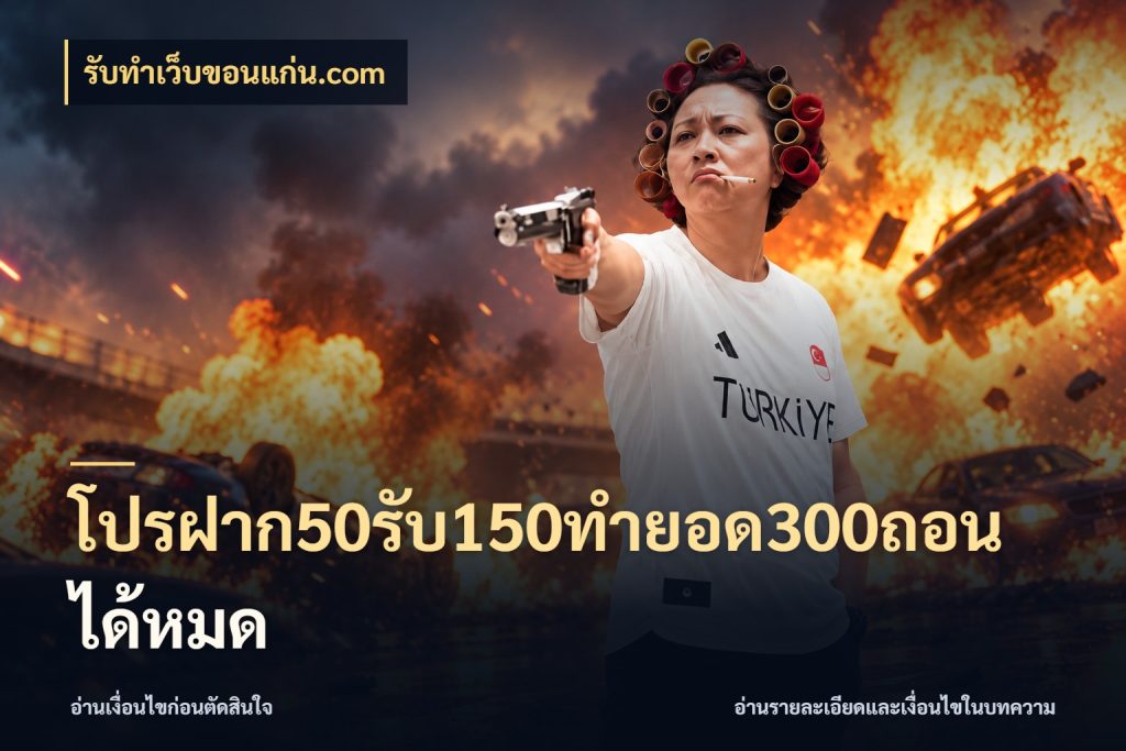 โปรฝาก50รับ150ทํายอด300ถอนได้หมด รับทําเว็บขอนแก่น.com สนุกกับตัวเลือกโปรในสไตล์ของคุณ