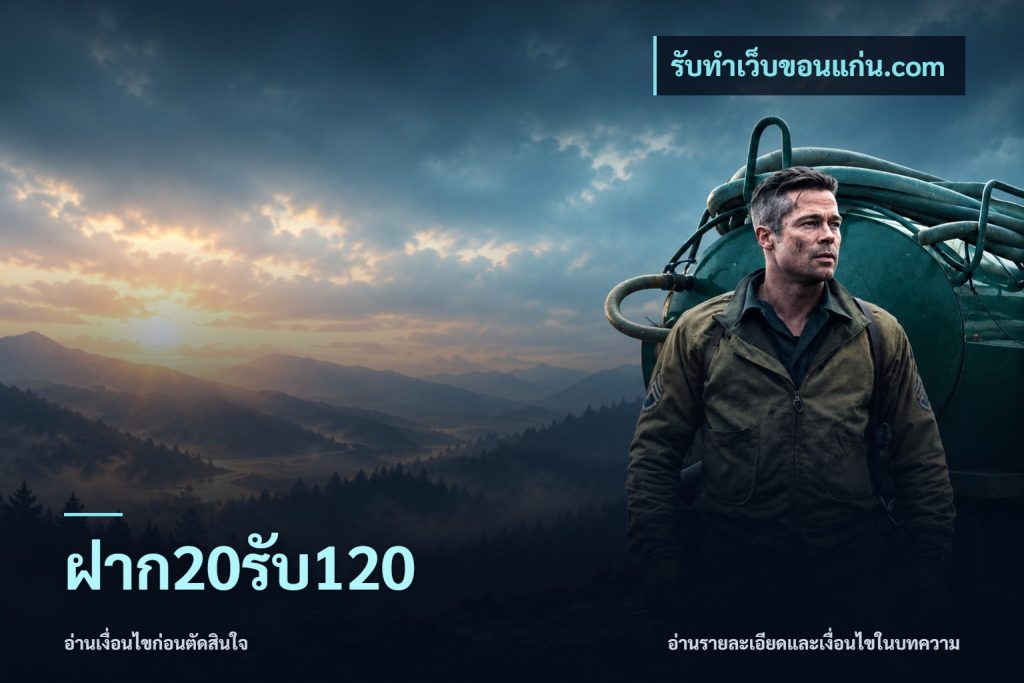 ฝาก20รับ120
