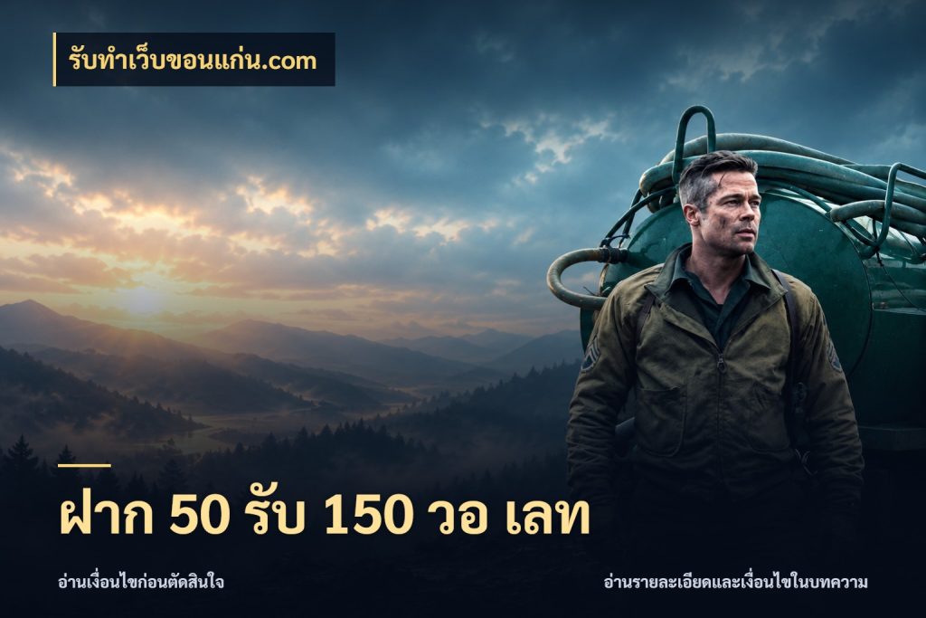 ฝาก 50 รับ 150 วอ เลท จับคู่โบนัสกับสไตล์เกมที่ชอบ สไตล์ รับทําเว็บขอนแก่น.com