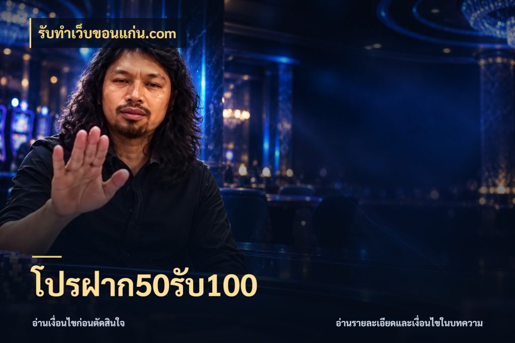 โปรฝาก50รับ100 สีสันของโปรฝากและยอดรับ กับ รับทําเว็บขอนแก่น.com