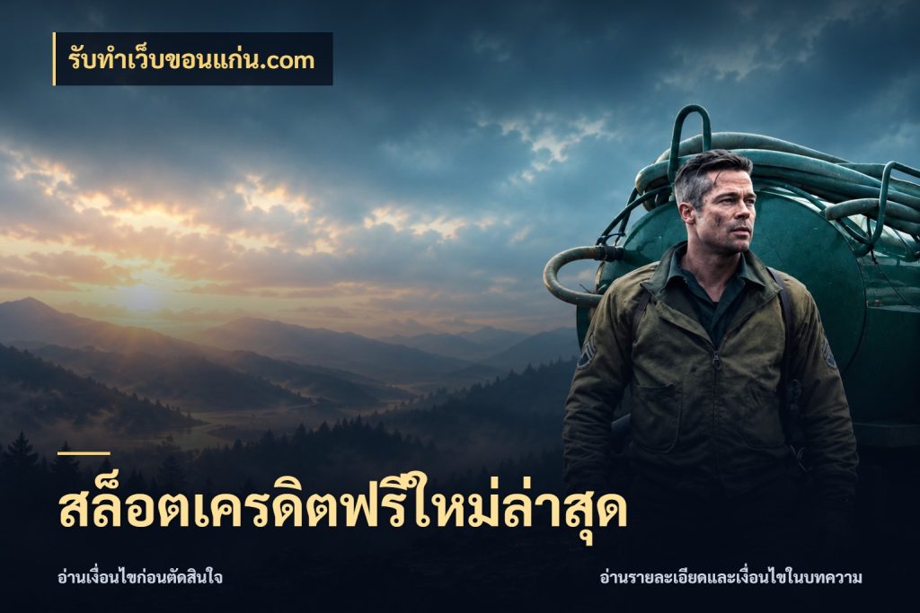 สล็อตเครดิตฟรีใหม่ล่าสุด รับทําเว็บขอนแก่น.com เครดิตฟรีในมุมที่สายโบนัสสนใจ
