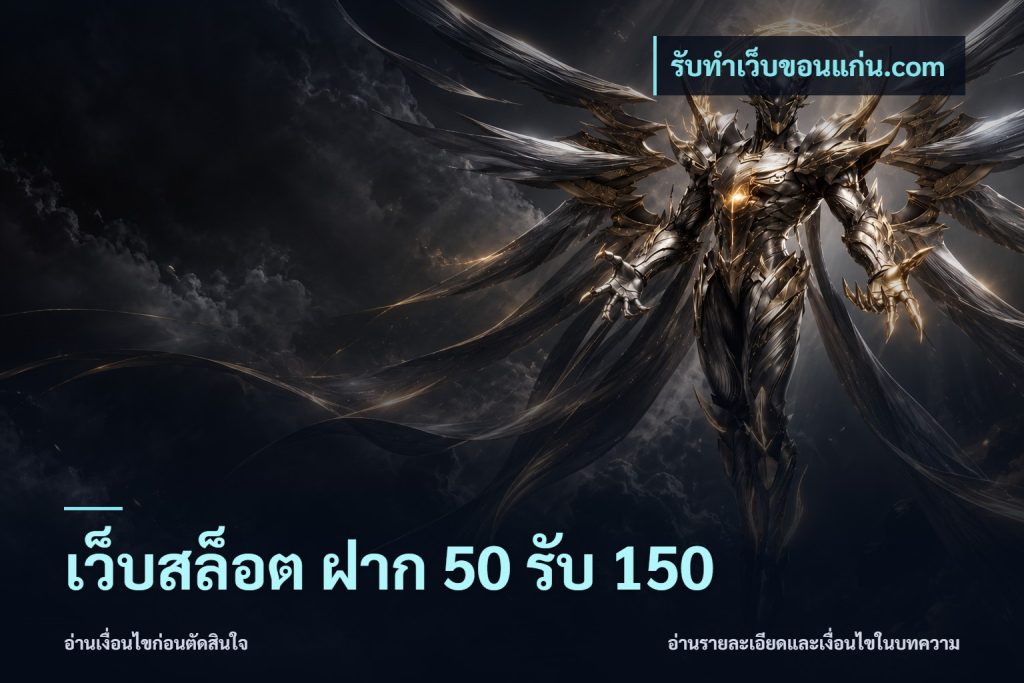 เว็บสล็อต ฝาก 50 รับ 150