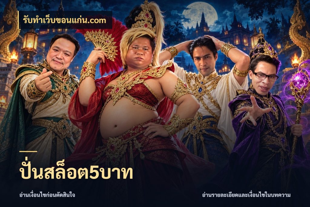 ปั่นสล็อต5บาท เกมที่ชอบในขอบเขตเงินของตัวเอง กับ รับทําเว็บขอนแก่น.com