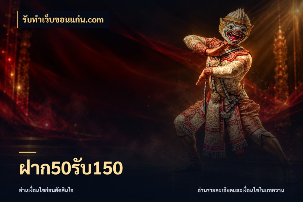 ฝาก50รับ150 สายโบนัสเลือกจังหวะสนุกได้อย่างไร กับ รับทําเว็บขอนแก่น.com