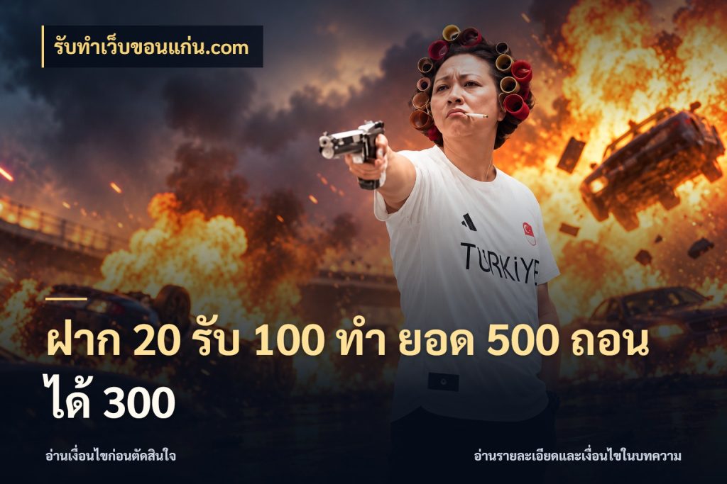 ฝาก 20 รับ 100 ทํา ยอด 500 ถอนได้ 300 สายโบนัสเลือกจังหวะสนุกได้อย่างไร สไตล์ รับทําเว็บขอนแก่น.com
