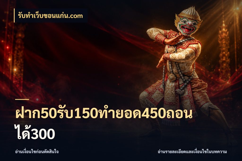 ฝาก50รับ150ทำยอด450ถอนได้300 สายโบนัสเลือกจังหวะสนุกได้อย่างไร สไตล์ รับทําเว็บขอนแก่น.com